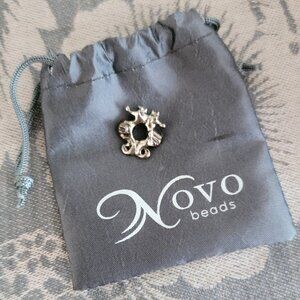 Sterling silver Novo brand bead. Seahorse.